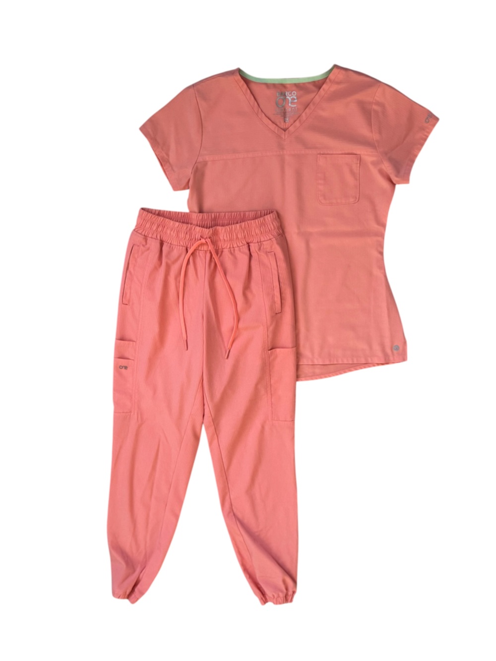 Barco Uniforms Coral Pink V-Neck Scrub Top